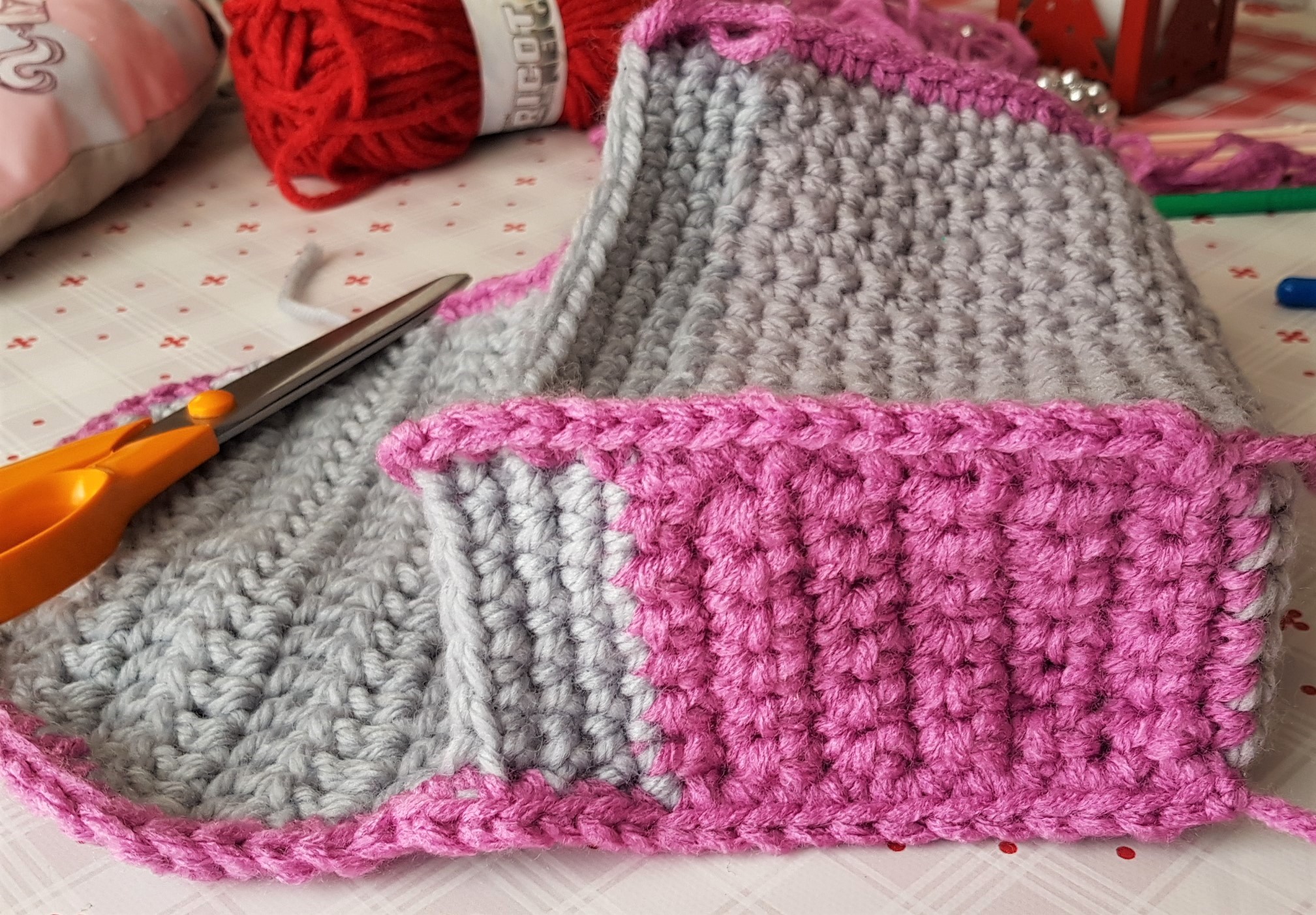 Tutoriel sac trousse maquillage au crochet