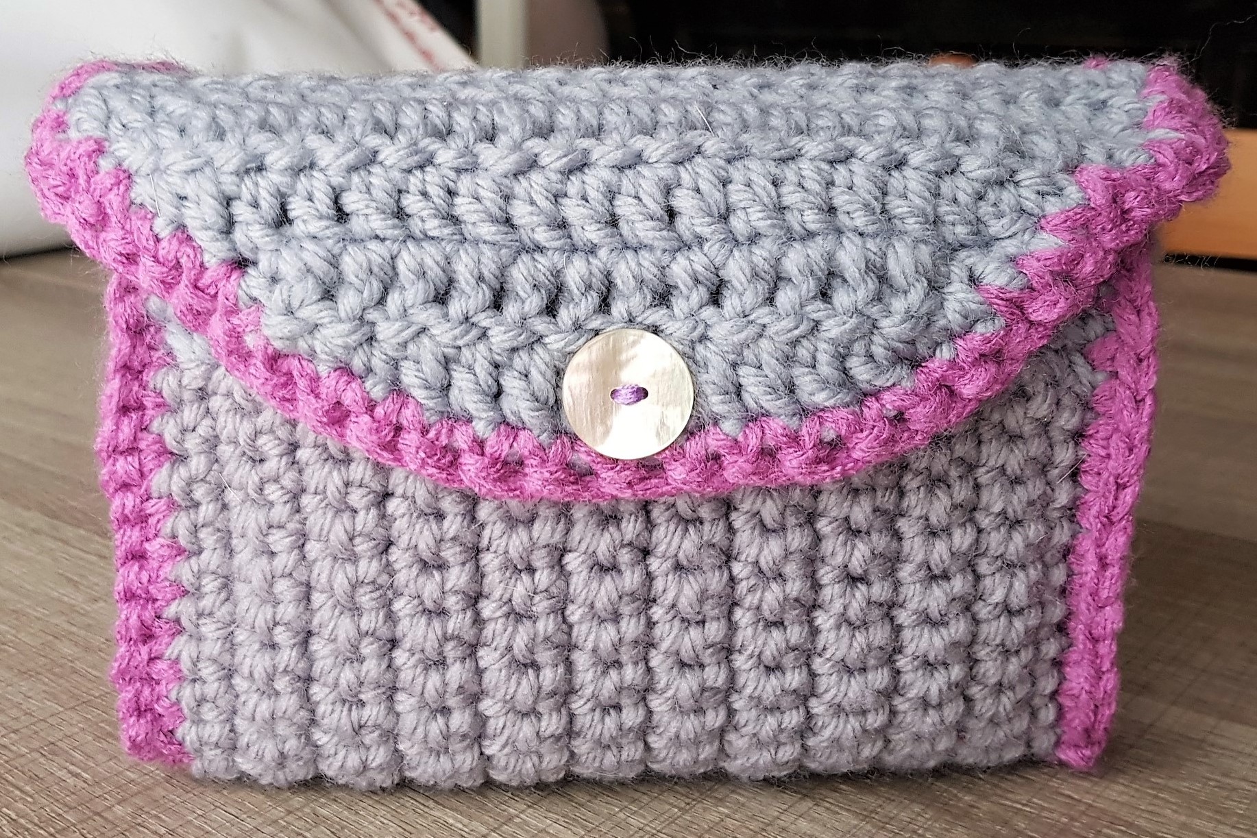 Tutoriel sac trousse maquillage au crochet