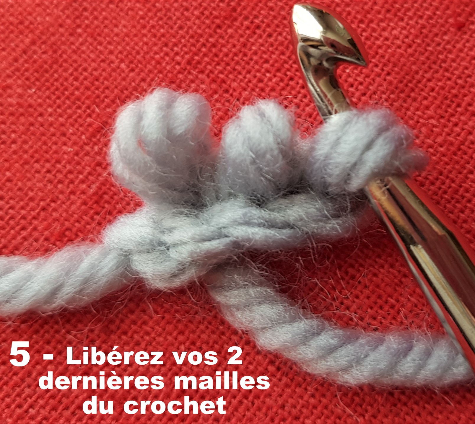 TUTO cordon laine au crochet