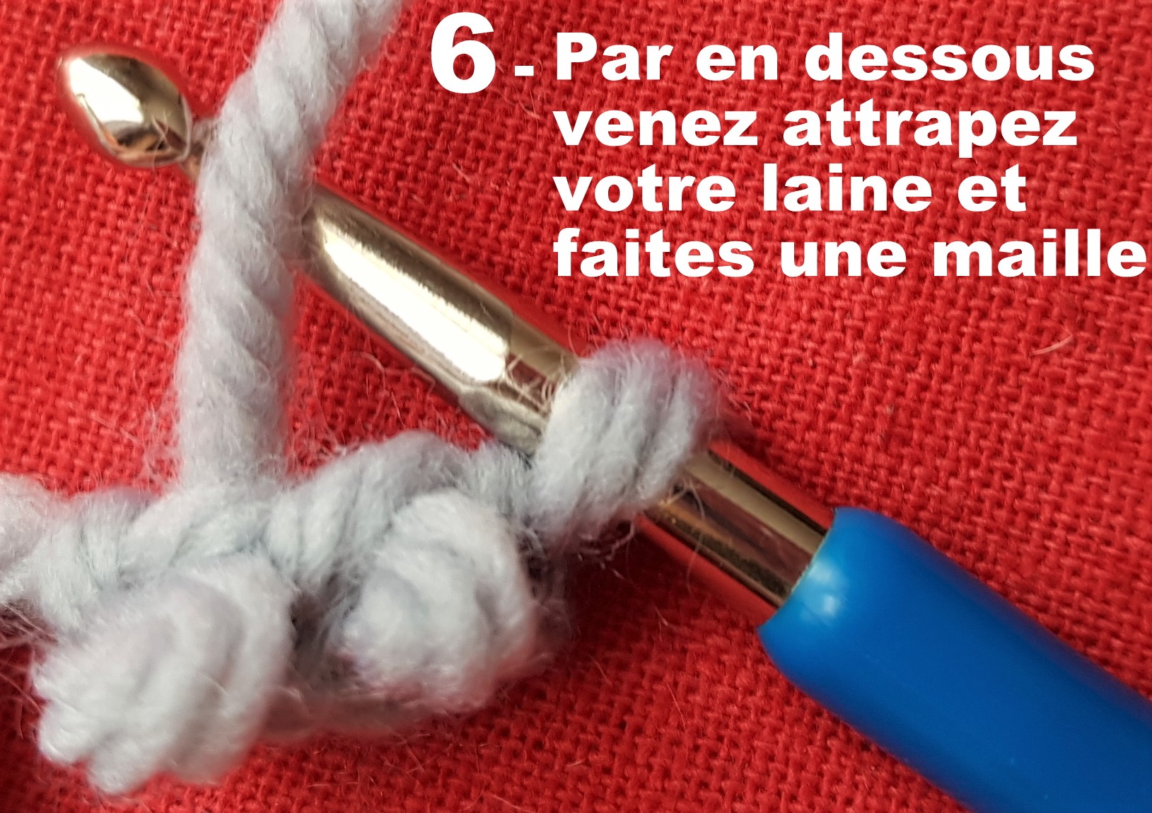 TUTO cordon laine au crochet