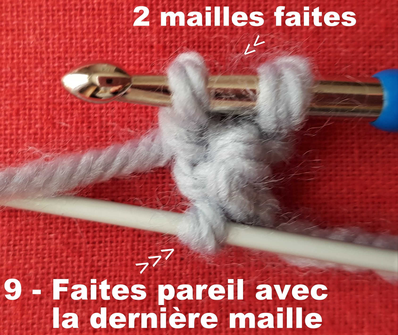 TUTO cordon laine au crochet