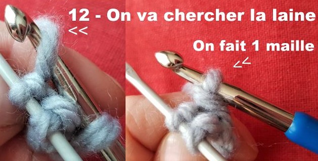 TUTO cordon laine au crochet