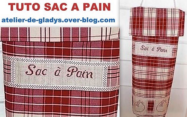 Tutoriel faire un sac à pain en tissu