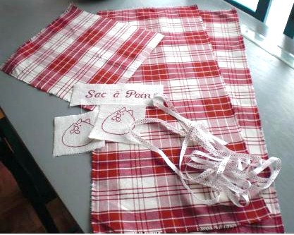 Sac à pain tissu diy cheap