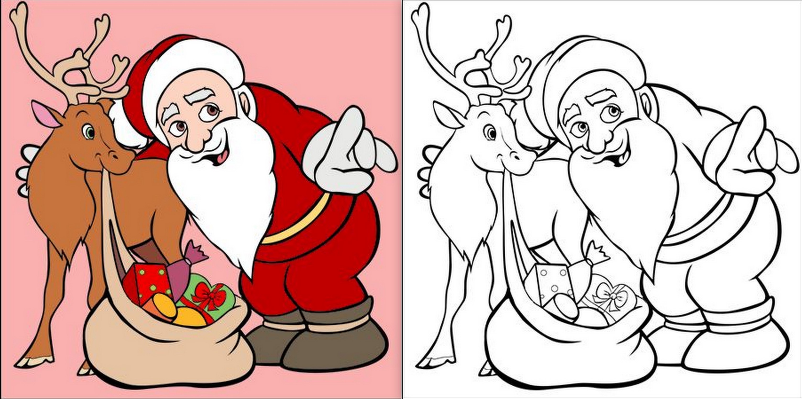 Modèles de Père Noël à dessiner, colorier ou découper ! Modèles de Père Noël à dessiner, colorier ou découper !