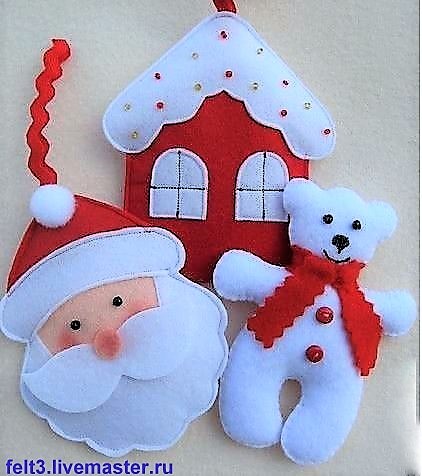 Faire un coeur de Noël en feutrine ! Faire un coeur de Noël en feutrine !