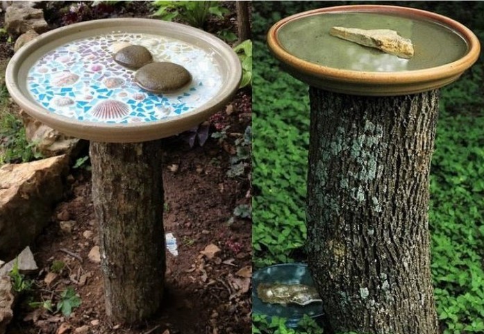 Idées recyclages et décorations souches d'arbres