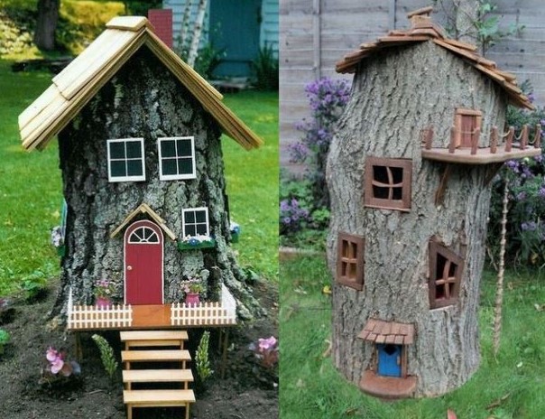 Idées recyclages et décorations souches d'arbres Idées recyclages et décorations souches d'arbres