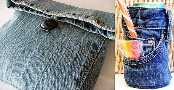 Faites de jolies créations avec vos vieux jeans