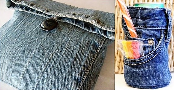 Faites de jolies créations avec vos vieux jeans Faites de jolies créations avec vos vieux jeans