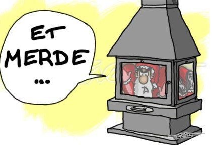 Humour, la dure vie du Père Noël