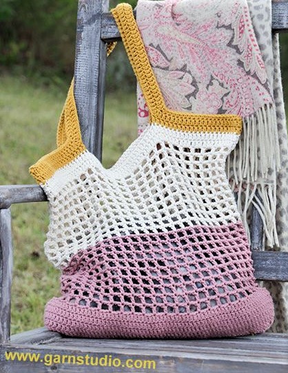 Tutos sac filet au crochet