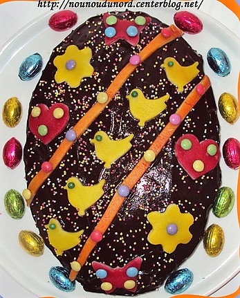 Faire un gâteau en forme d'oeuf de Pâques
