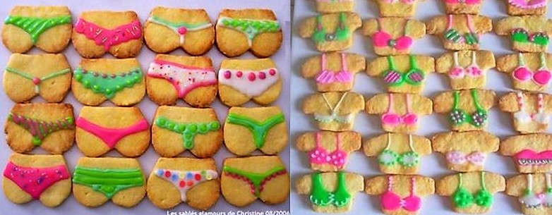 Recettes des petits sablés coquins ! Recettes des petits sablés coquins !