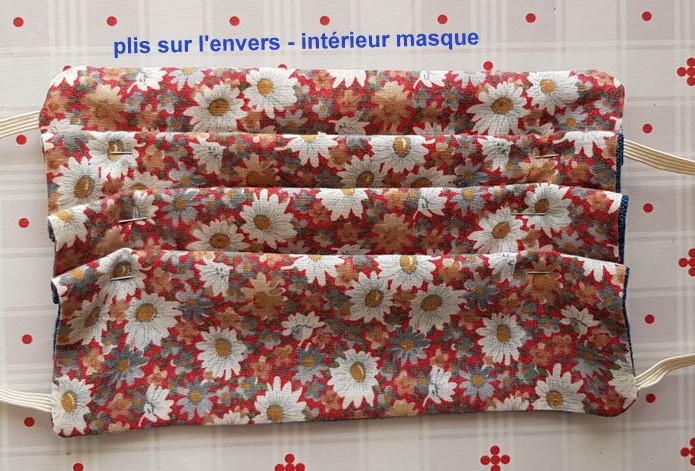Tutoriel couture : masque tissu 3 plis en jean