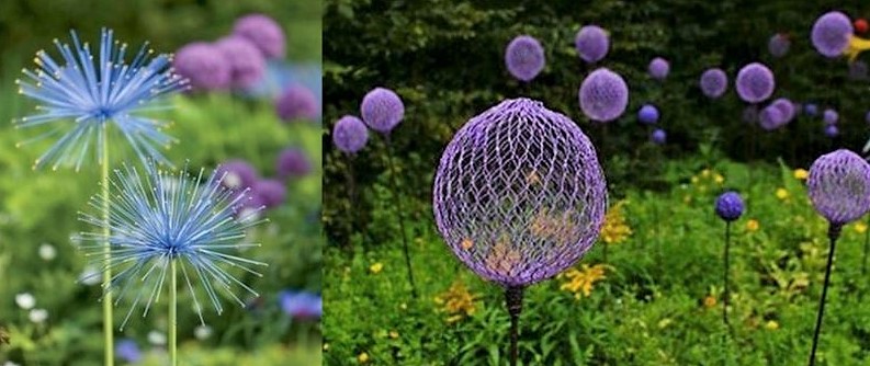 Faire de fausses fleurs pour égayer le jardin