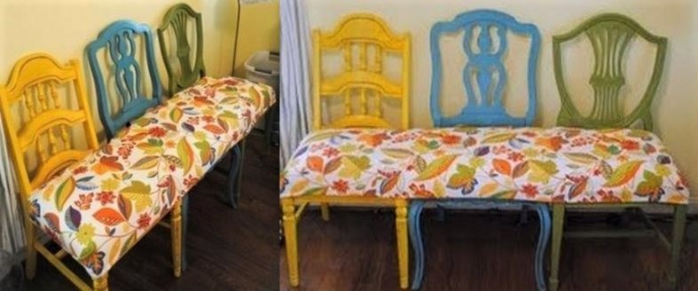 Recycler de vieilles chaises !