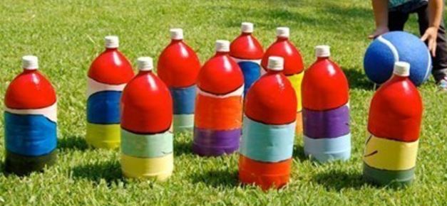 Jeu de quilles en tissu by Chez-Flechette on Jeu de quilles en tissu by Chez-Flechette on