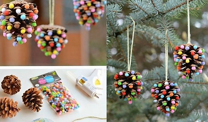 Idees Decorations De Noel En Pommes De Pin Idees Decorations De Noel En Pommes De Pin