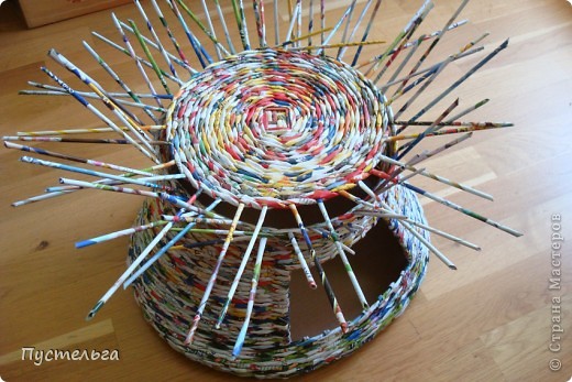 Faire une panière pour chat en papier recyclé