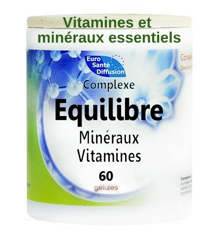 Vitamines et minéraux BIO pour garder la forme