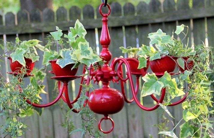 Comment recycler un vieux chandelier lustre Comment recycler un vieux chandelier lustre