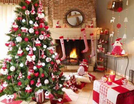 Jolies décorations intérieures de Noël