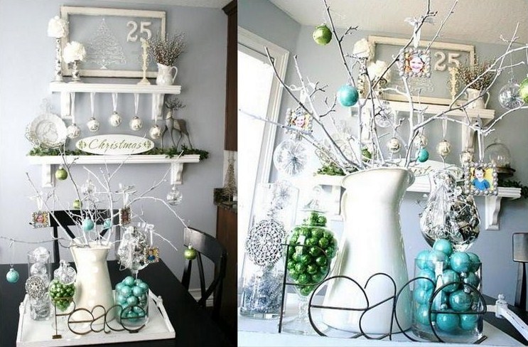 Jolies décorations intérieures de Noël