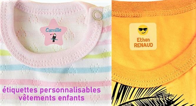 Quelle est l’utilité des étiquettes vêtements pour marquer les vêtements des enfants