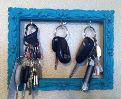 Faire un cadre porte-clefs, des idées, des modèles