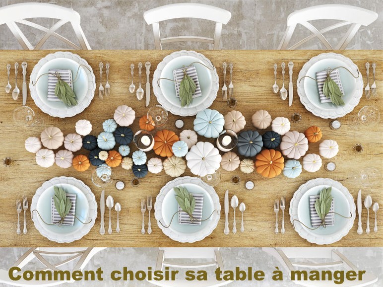 Quelle table choisir pour la salle à manger