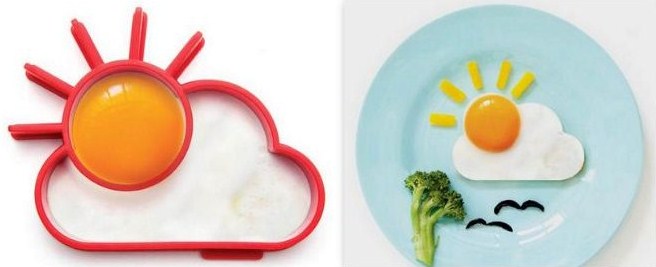Des oeufs au plat qui ont du style !