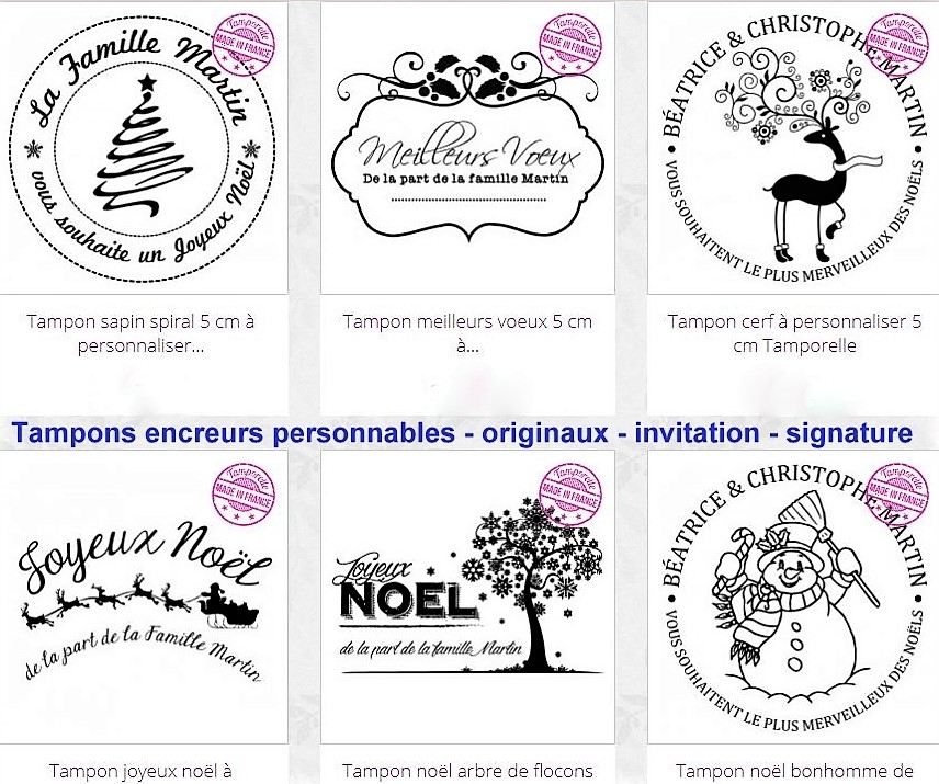 Des tampons créatifs, spéciaux et personnalisables