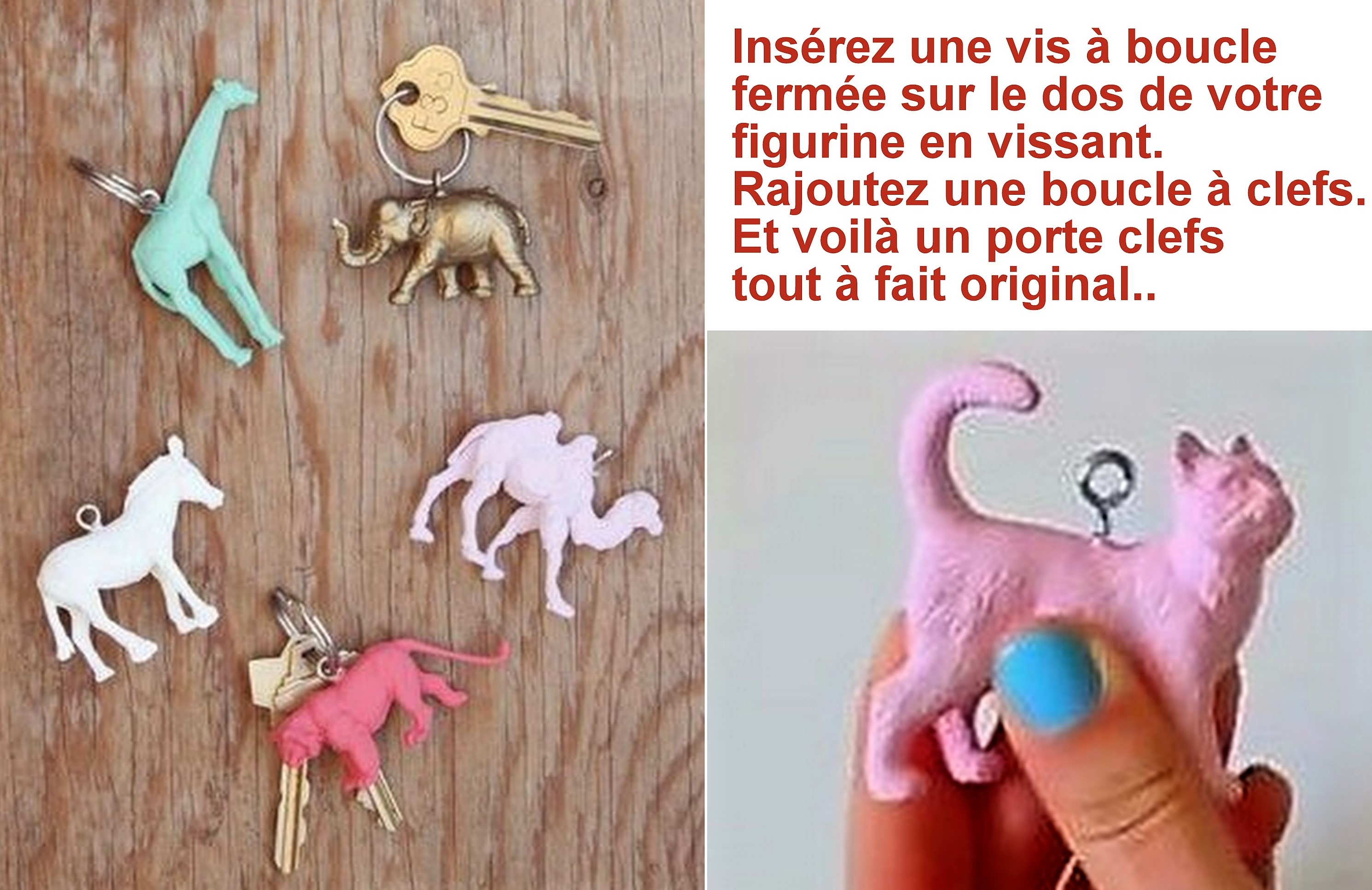 Idées recyclage jouets et figurines