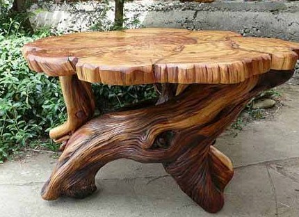 Tables de jardin originales, insolites, recyclées Tables de jardin originales, insolites, recyclées