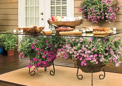 Tables de jardin originales, insolites, recyclées Tables de jardin originales, insolites, recyclées