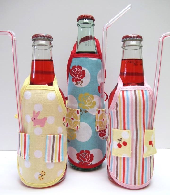 Tutos et modèles housses pour bouteilles