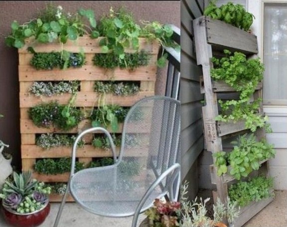 Recycler une palette en jardinière pour le jardin