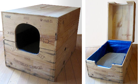 Idées recyclages caisses de vin