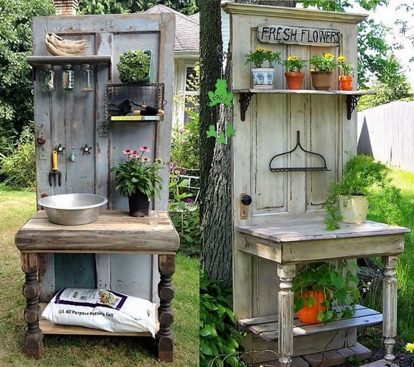 Idées pour recycler vos vieilles portes Idées pour recycler vos vieilles portes