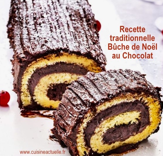 Recettes Bûches de Noël parfum Chocolat