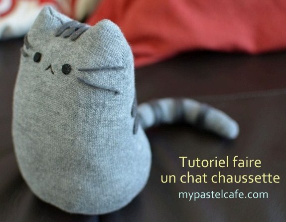 Faire un chat chaussette, des modèles et des tutos couture