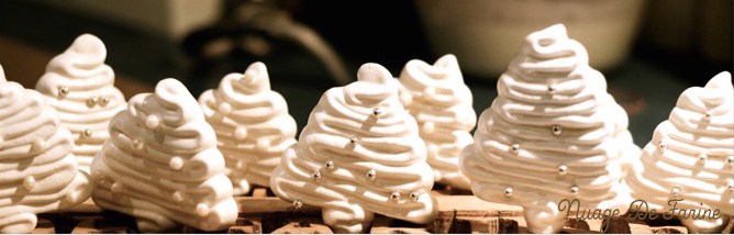 Faire des meringues de Noël