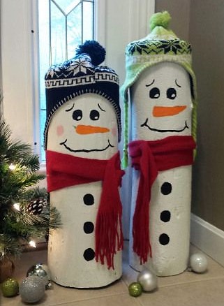 Faire Des Peres Noel En Buches De Bois