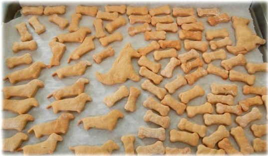 Recettes de biscuits pour chiens