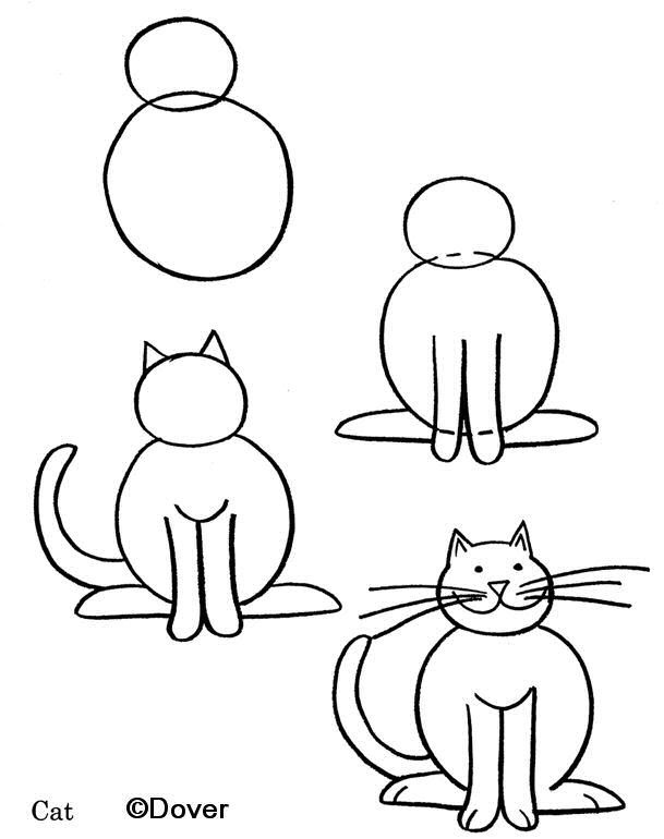 Tutoriels dessiner un chat