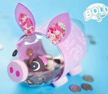 Tutoriels faire une tirelire cochon