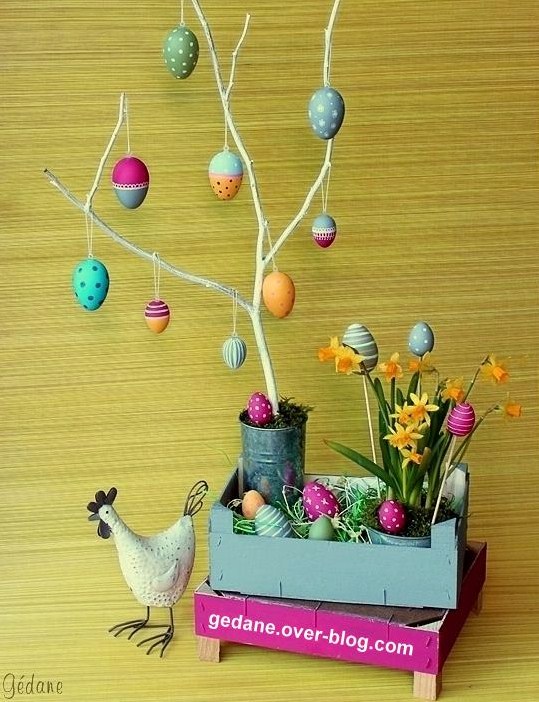 Tutoriel décorer des oeufs de Pâques