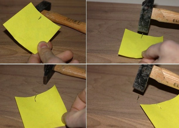 Astuces pour planter facilement clous et pointes Astuces pour planter facilement clous et pointes