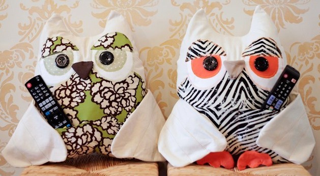 Faire un coussin hibou télécommande Faire un coussin hibou télécommande